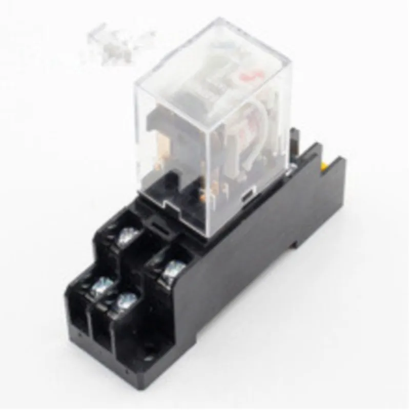 1PCS MY2P HH52P MY2NJ Relay Coil General  Micro Mini Electromagnetic Relay Switch with Socket Base LED AC 110V 220V  DC 12V 24V