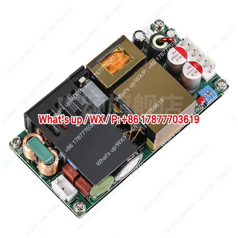 12V20A25A ultra-thin switching power supply module bare board LLC + PFC PC soft routing NAS light cat 12V300W