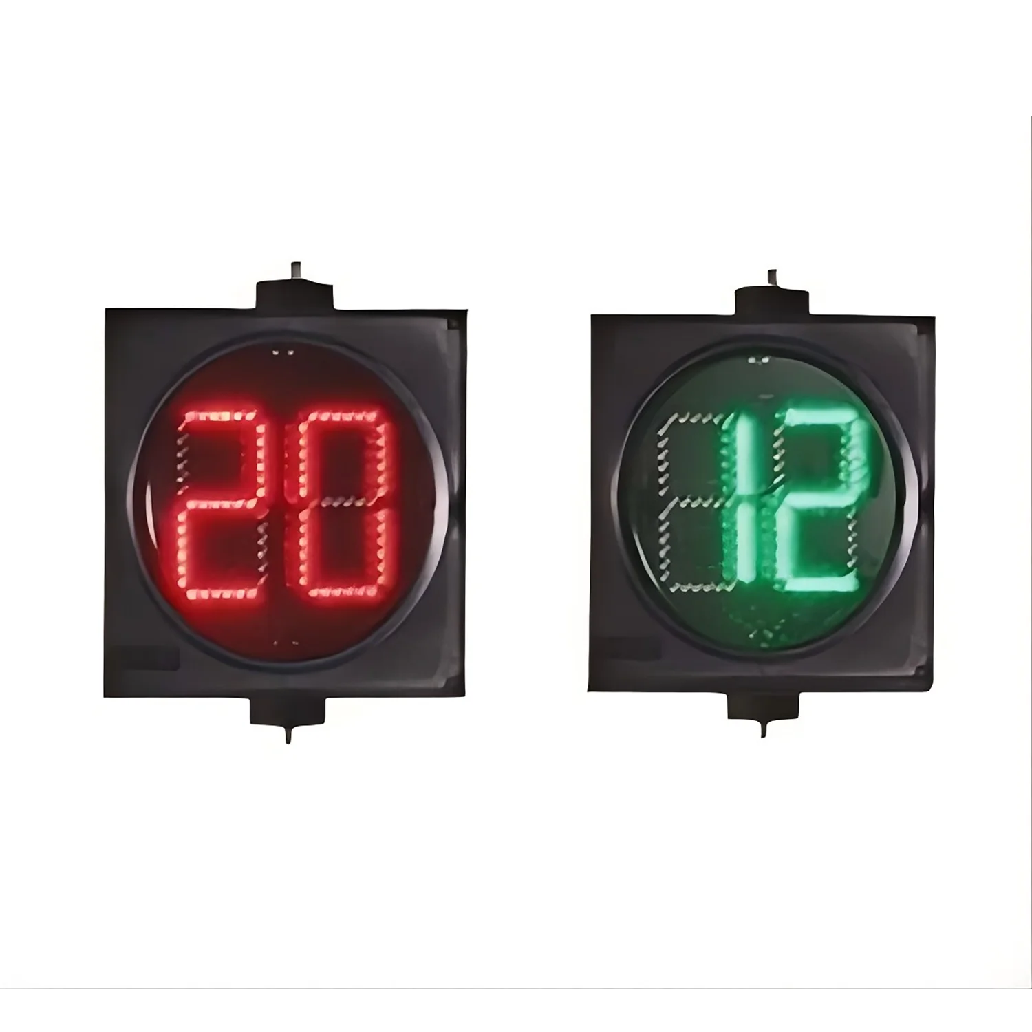

Three Color Red Yellow And Green 0-99 Counter Down Timmer Traffic Light Factory Direct Sell 200mm Led