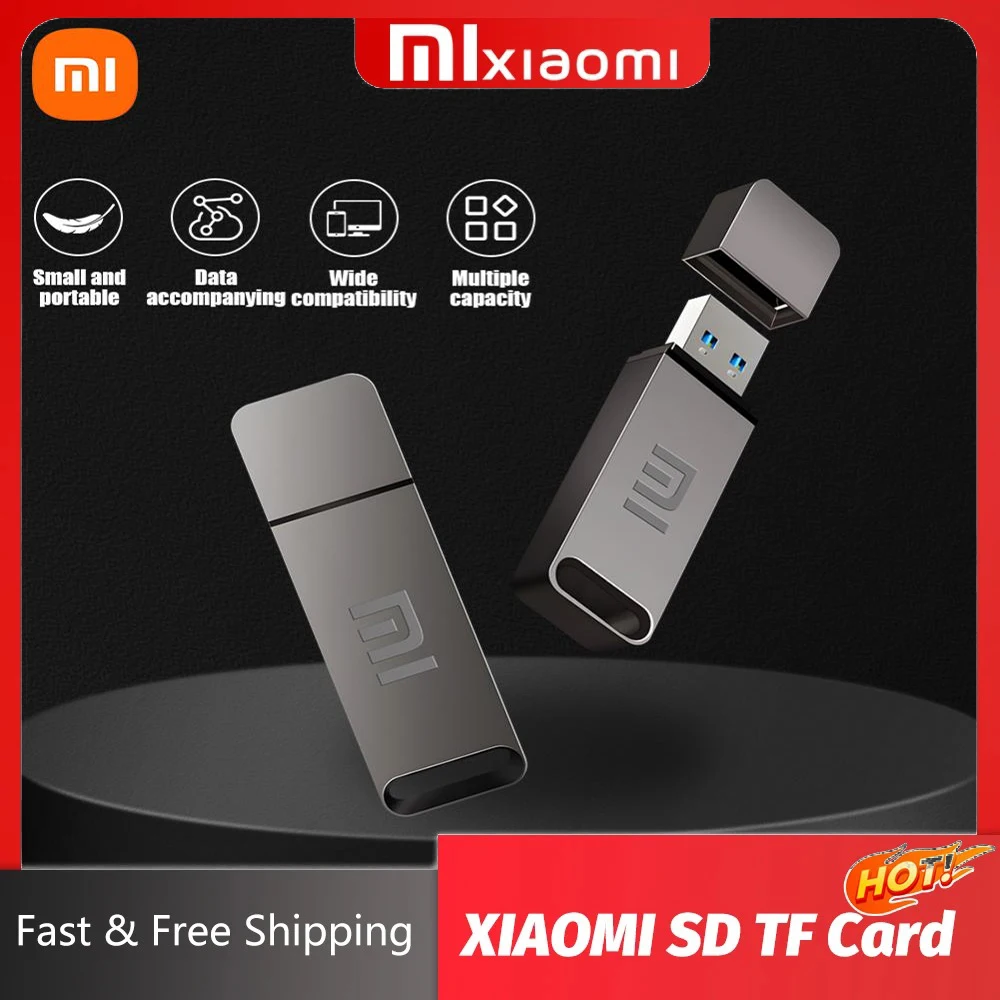 XIAOMI-Mini clé USB 3.0 en métal, transmission mutuelle, mémoire USB portable, 2 To, 1024 Go, 512 Go, haute vitesse, super, nouveau