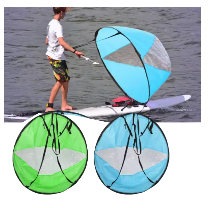 ISURE MARINE Kayak Foldable Sail Special Sail Assist Sail Paddle Along Sail Foldable Sail Convenient And Fast
