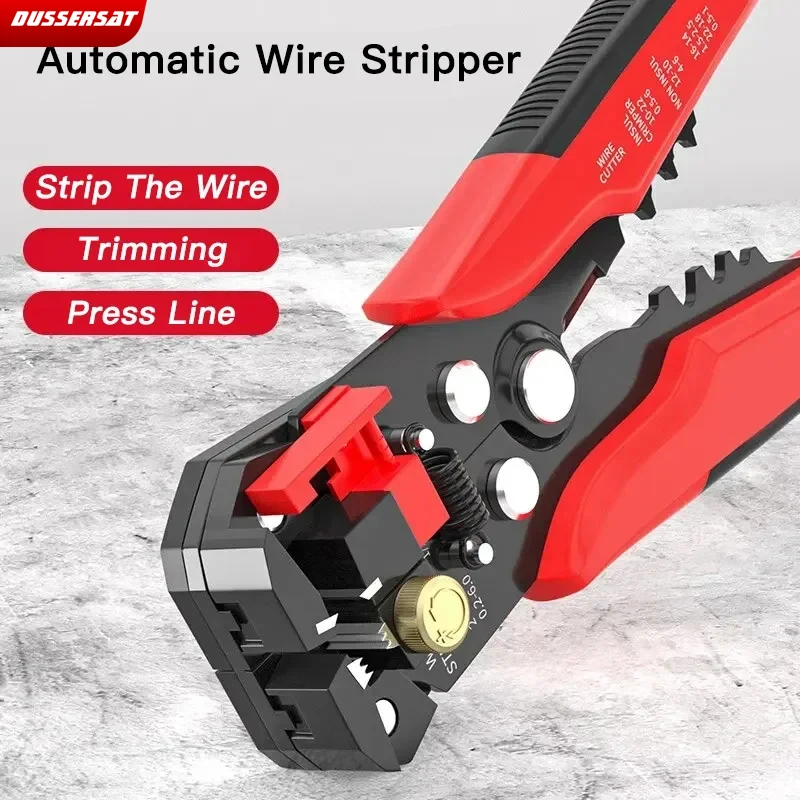 

Crimper Cable Cutter Professional Electrician Wire Strippers Tools Adjustable Automatic Wire Stripper electric cable mower