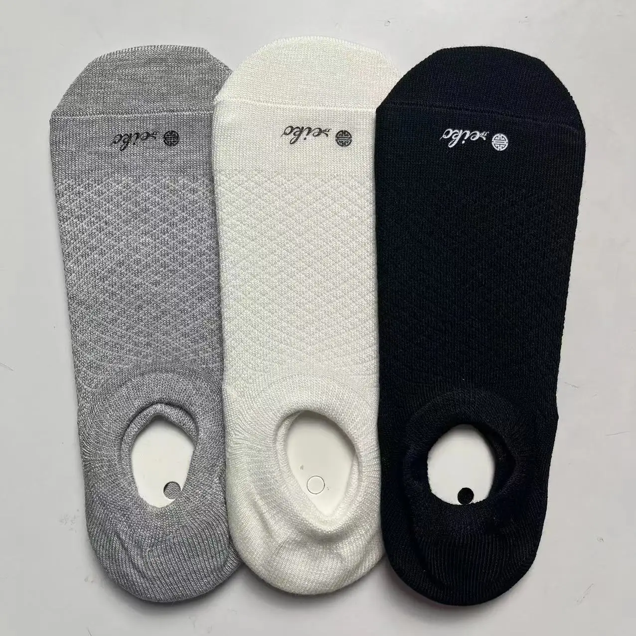 Jutecell ®   calzino invisibile senza spettacolo Materiale ecologico funzione antibatterica traspirante morbido confortevole antiscivolo