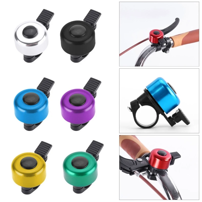 77HC Adjustable Bike Ring Bells Cycling Ringing Horn Mountain Bike Ring Bells Handlebar  Crisps Aluminum Alloy Bike Bells