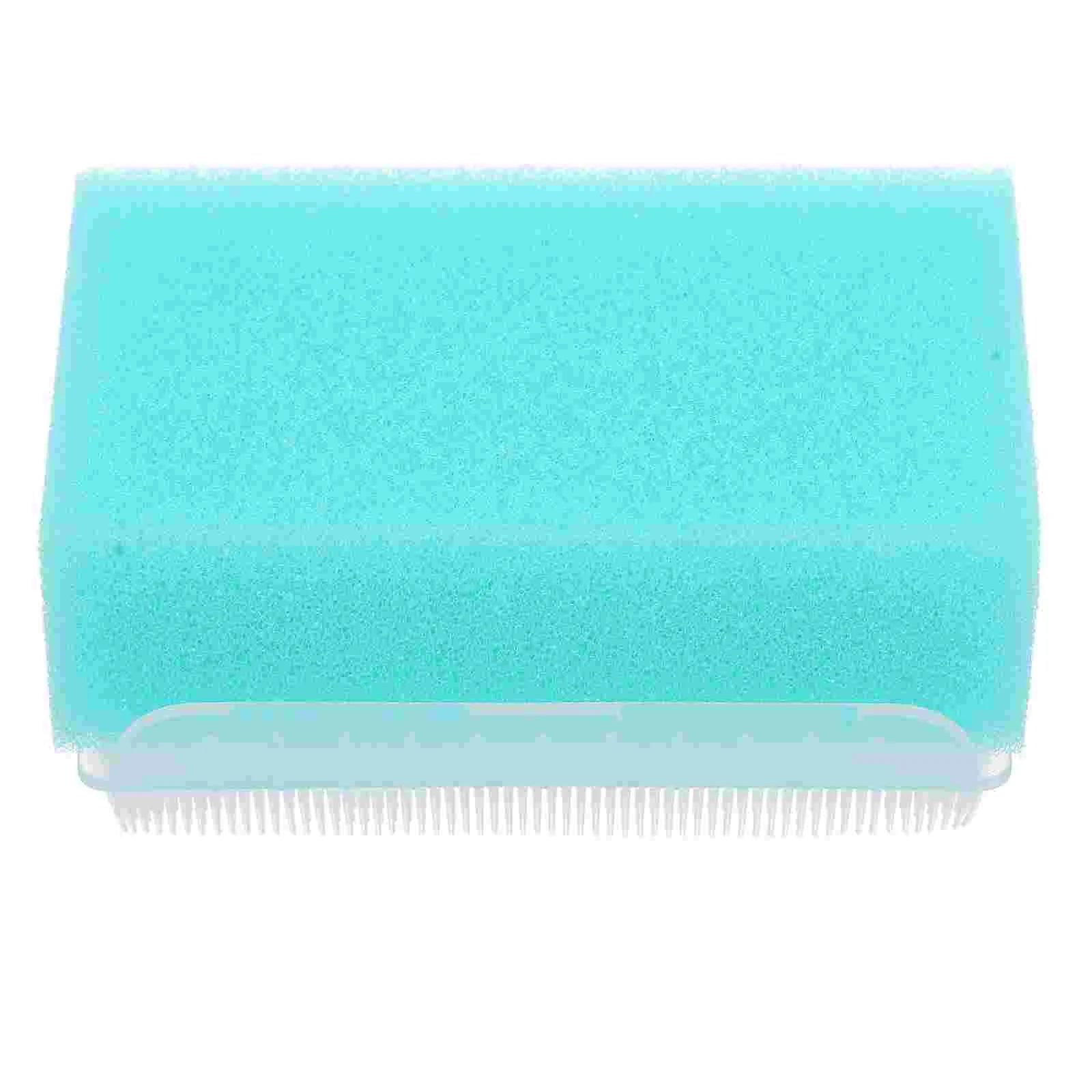 Устройство для сенсорной тренировки, скруббер для кожи головы, успокаивающие угловые щетки, детская ванночка для новорожденных, пластиковая крышка-колыбель, губка