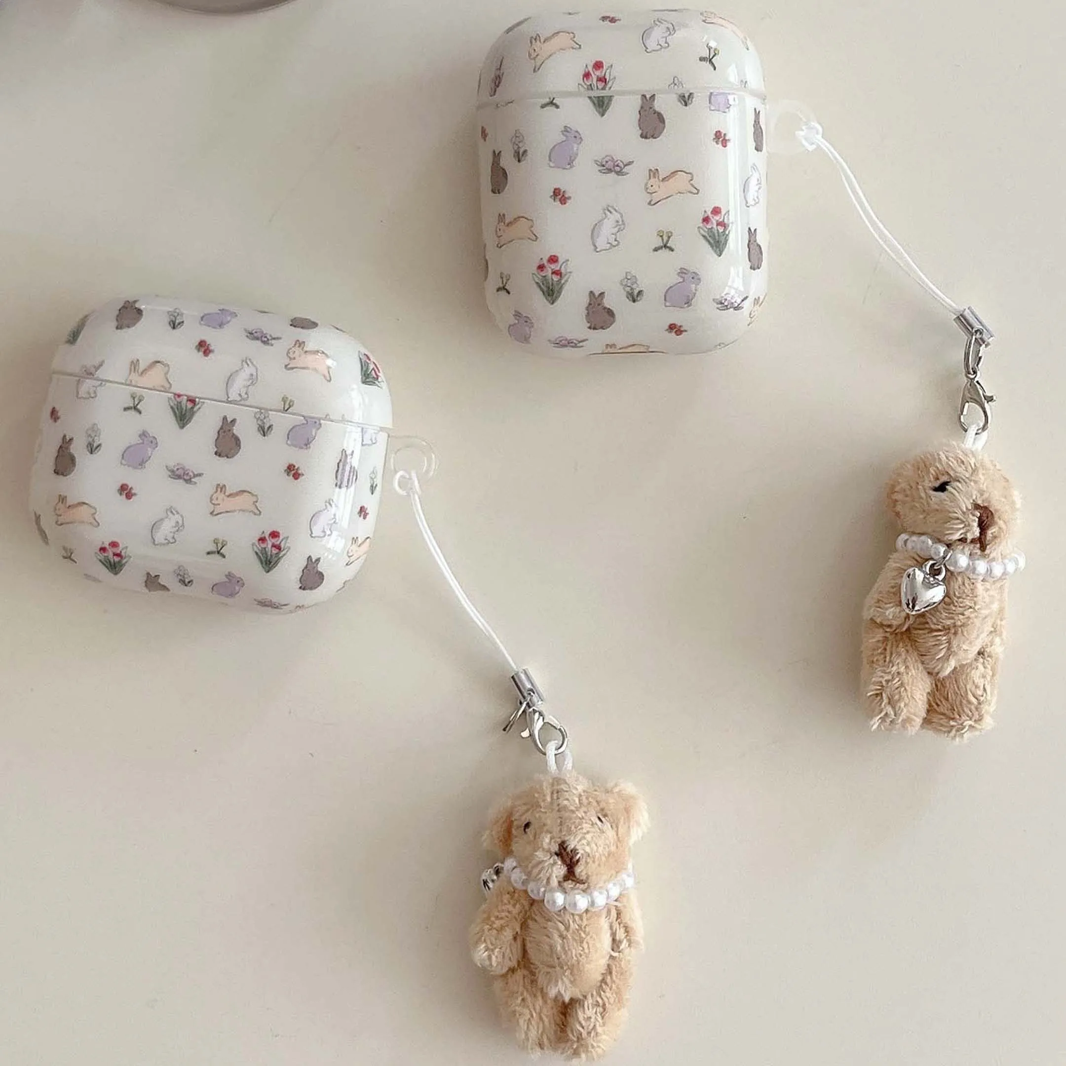 

Корпус кролика Ins для apple airpods pro 3 2 2nd 1 4, чехол для наушников с мультяшным животным imd, беспроводная Bluetooth-зарядная коробка