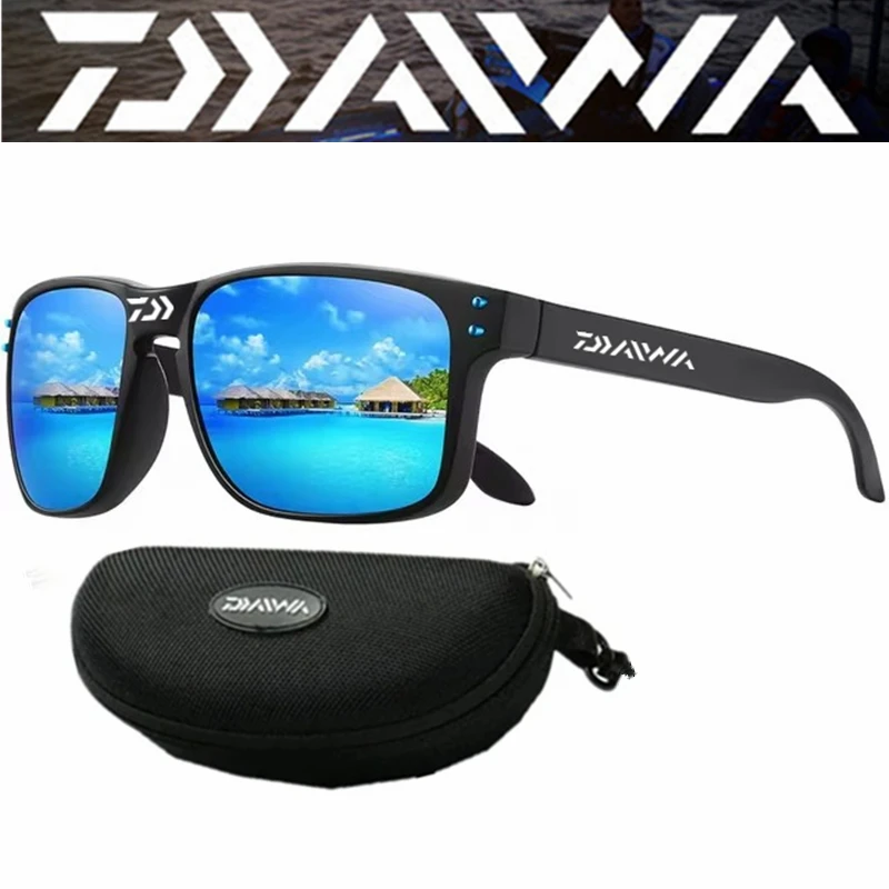 DAIWA Polarized Sunglasses Men's Driving Shades Male Cycling Camping Hiking Fishing Classic Sun Glasses UV400 Eyewearing