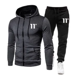 Felpa con cappuccio da uomo con cerniera modello tasca con cerniera punto sport all'aria aperta casual felpa con cappuccio quotidiana stampata abbigliamento sportivo quotidiano