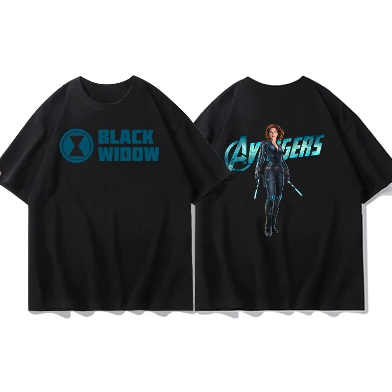 

Avengers Joint Short-sleeved T-shirt Men's Summer Cotton Short-sleeved Clothes Sports Leisure Short-sleeved Popular Half-sleeved