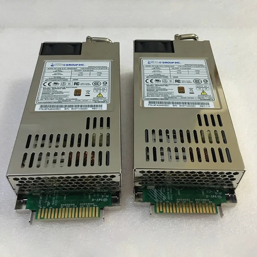 1Pcs FSP250-20LR DS600-G10 250W Disk Array Cabinet Power Supply Works Perfectly