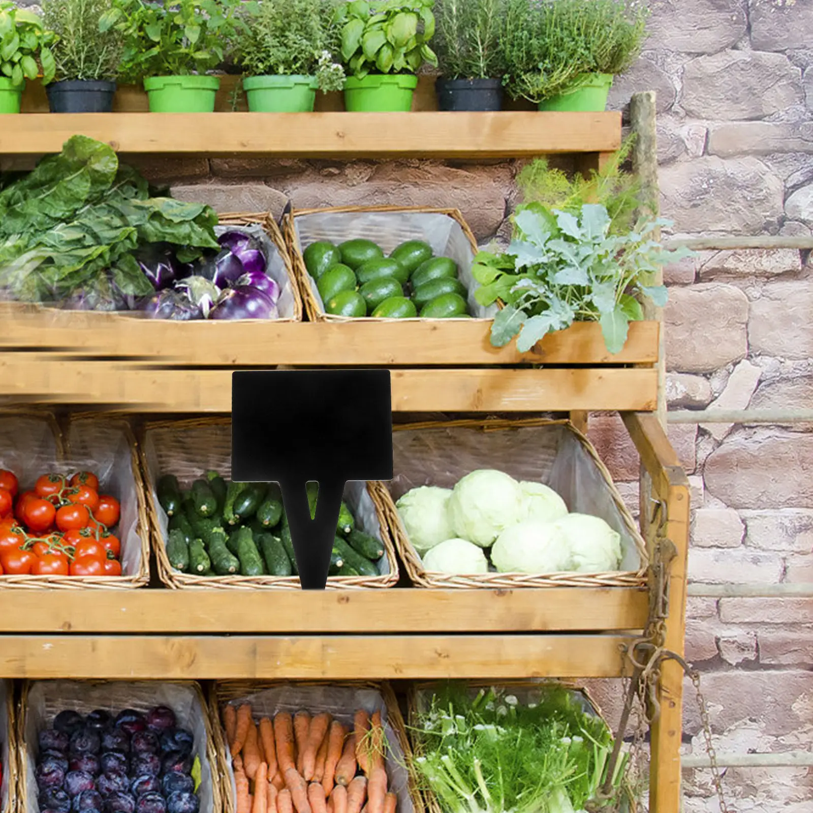 

2 шт. акриловые водонепроницаемые ценники-таблички на подставке, многоразовые, с возможностью письма, для супермаркетов, кладовок, кухонь, розничных магазинов