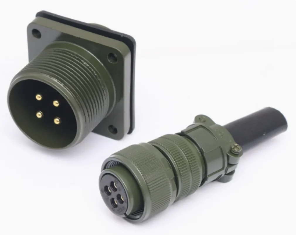 

2pcs MS5015 standard waterproof aviation plug socket 4-core MS3106A18-10S MS3102A18-10P