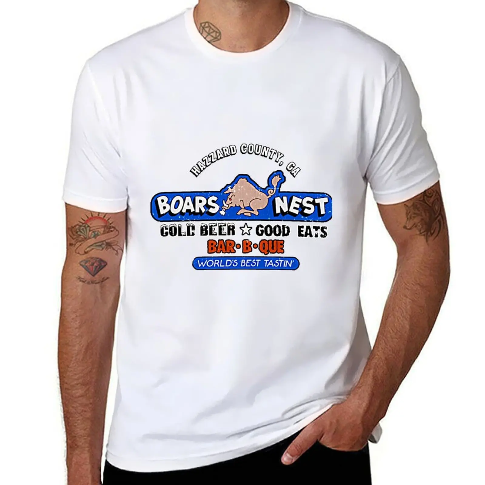 

The Boars Nest - Hazard County T-Shirt man t shirts cotton t shirts with prints T-Shirt