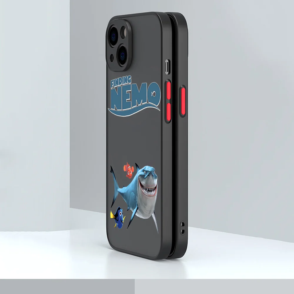 حافظة هاتف شفافة بلوري لهاتف Redmi Note 8T 9 10 10s 10c A1 A2 Mi 10t Poco C40 C50 C51 العثور على غطاء أسود لحماية نيمو