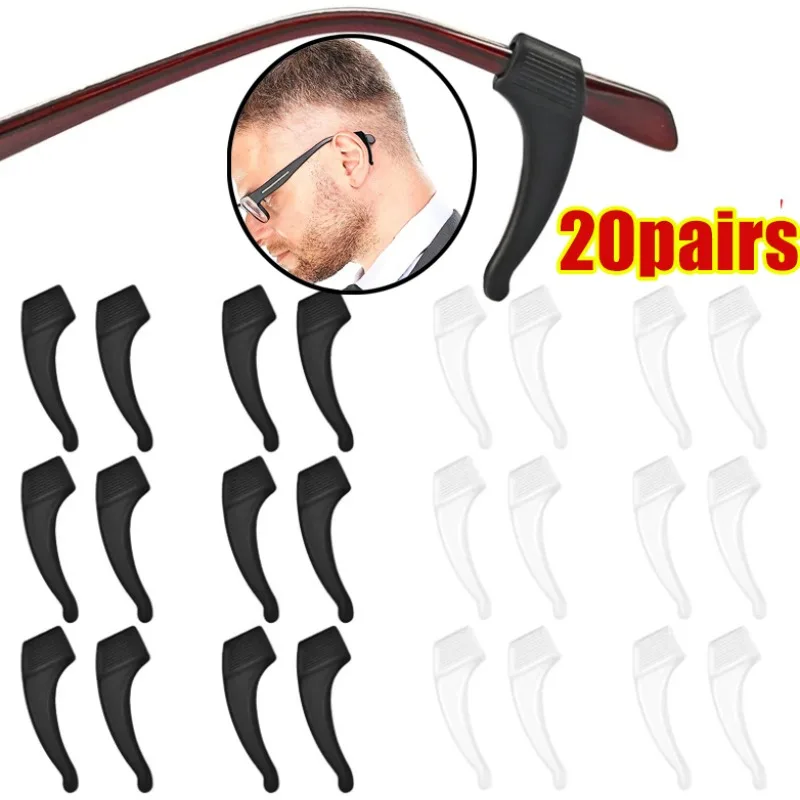 Mini Brille Ohr haken Silikon Anti-Rutsch-Bein Ärmel Halterung Verschluss Griff Anti-Fall Brillen halter Brillen Zubehör