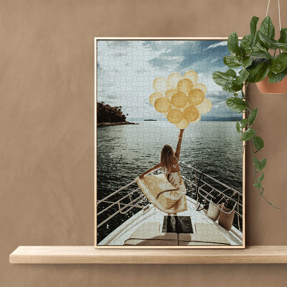 Customized Photo Puzzle 1000 Pieces, DIY Crafts, with Family Portraits, Pets, Travel, Weddings, Proposals, Birthdays, Anniversaries, Unique Gifts for Adults, Home Decor, Toys and Games, Paper Puzzles