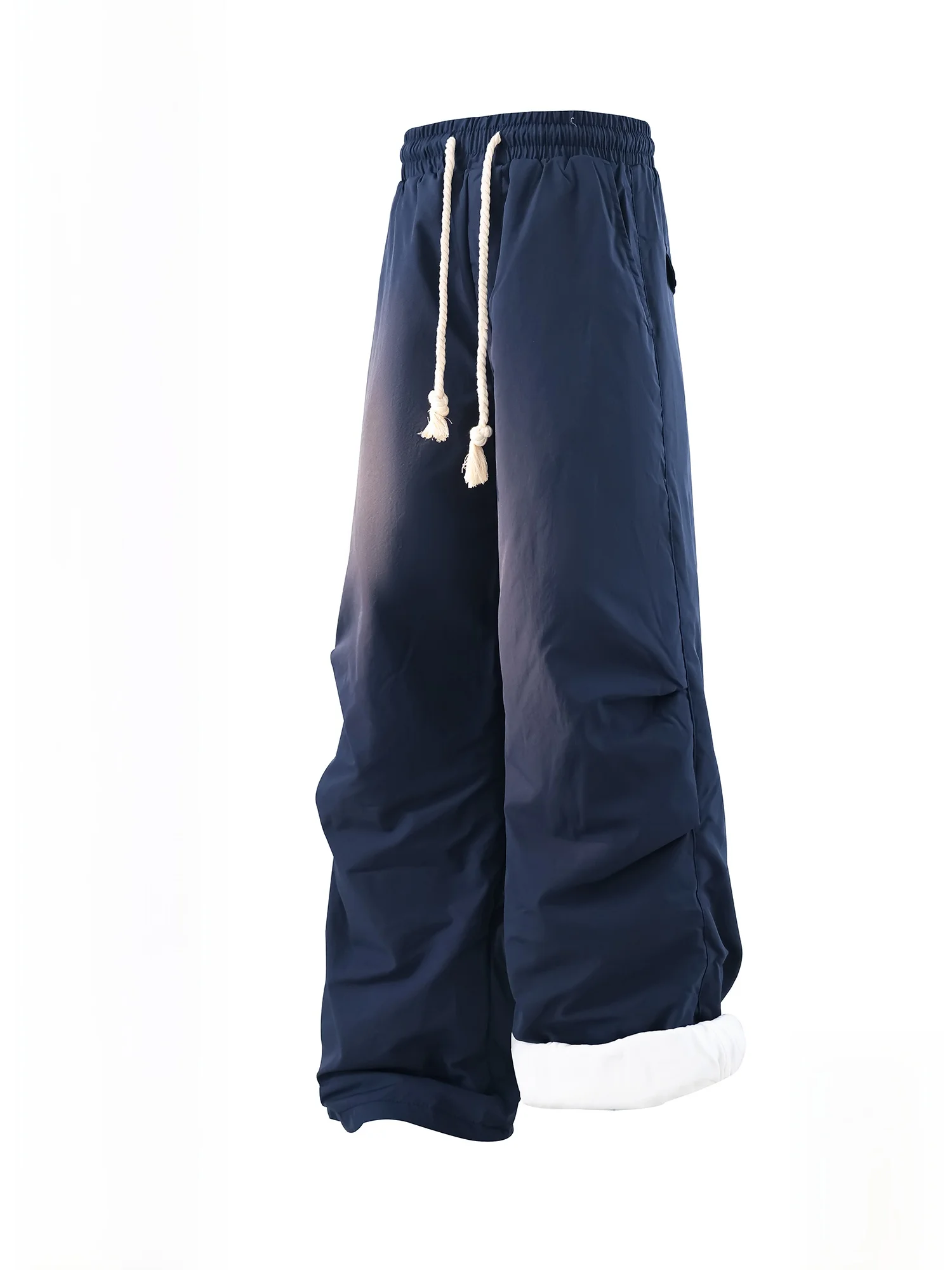 

Мужские зимние плиссированные брюки Paul Frank American Style: теплые, широкие, повседневные, молодежные, для активного отдыха