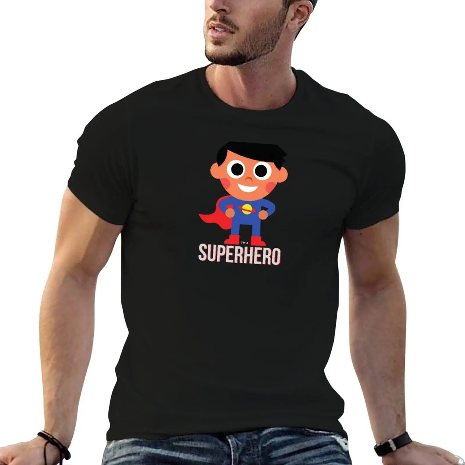

I'm a SuperHero 01 T-Shirt t shirts for man cotton man graphic t shirt cotton tshirt 100% T-Shirt