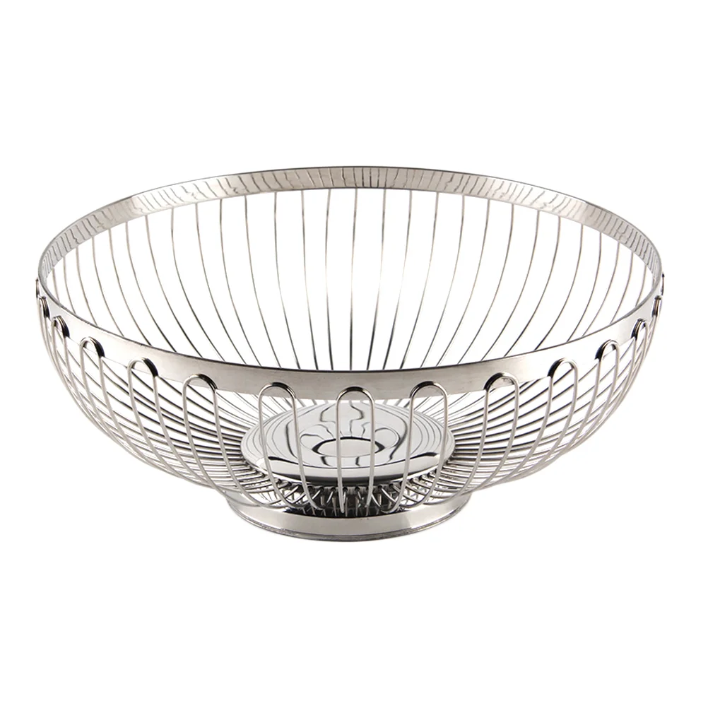 

Fruit Bowl for Kitchen Counter Veggie Tray Wire Basket Stainless Steel