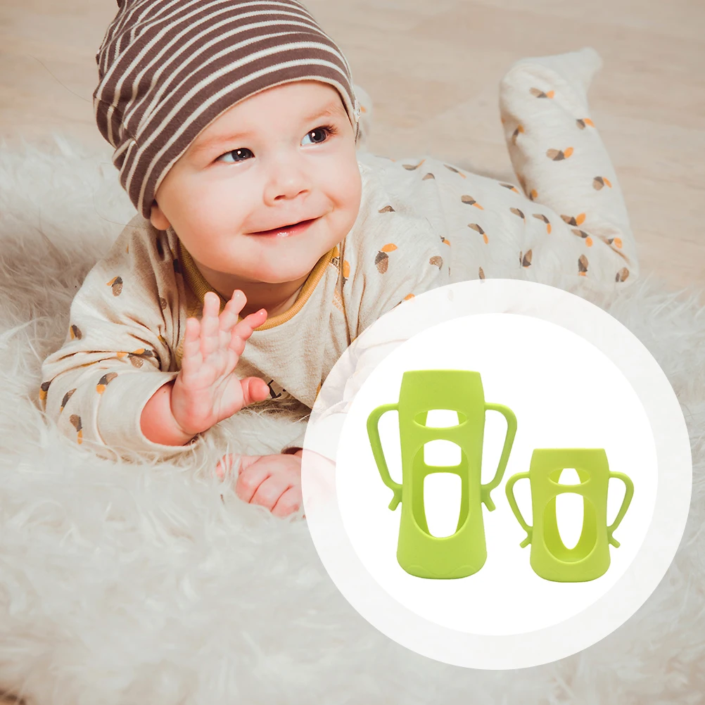 

2 Pcs Feeding Bottle Protector Baby Bottle Cover Lightweight Feeding H Newborn Protector Anti Skid Insulated Sleeve