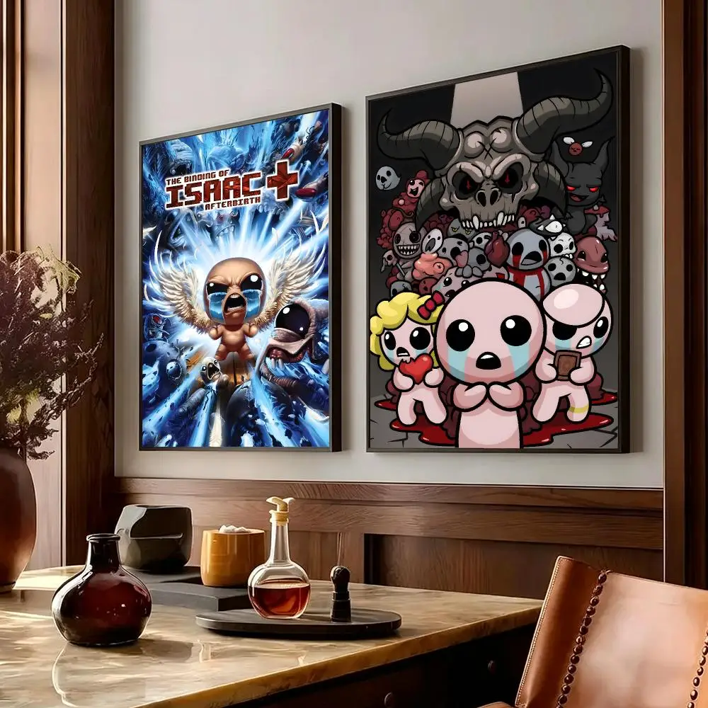 game The Binding of Isaac Poster Poster HD Printing Cozy Warm Style Home Decor Suitable for Living Room Bedroom Gift