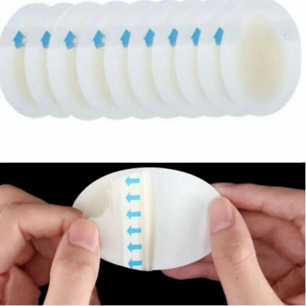 Hydrocolloid Blister Plaster 10pcs 4-Shape Pack 69x44mm Flesh Color For Foot Heel & Toe High Heel Really Effective