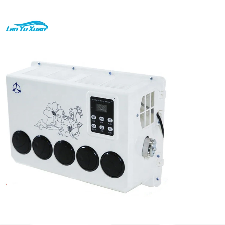 

12V parking air conditioner Parking cooler electric energy-saving inverter loader excavator truck RV conditioner