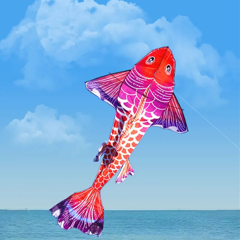 free shipping fish kites for adults kites string line toys for kids windsurf cerf volant professionnel outdoor games fishing fun