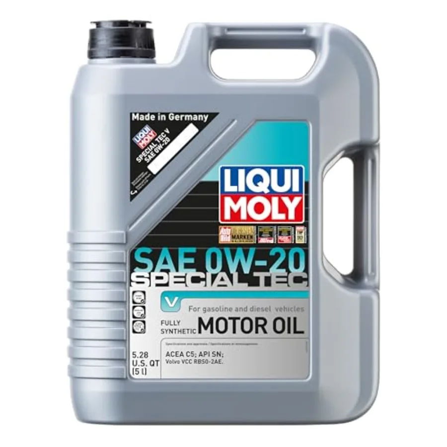 

Special Tec V SAE 0W20 Fully Synthetic Motor Oil for HighPerformance Engines in Extreme Temperatures 5 Liter Bottles Pack of 4