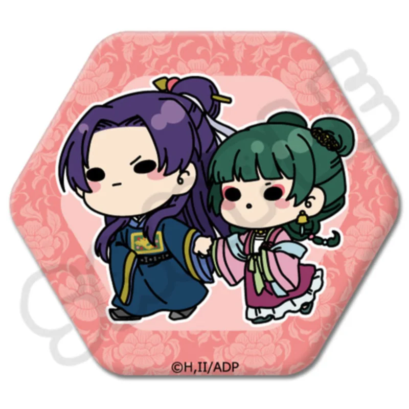 

Япония Sync Goods Medicine Girl Шепот Mochocho Q версия шестиугольные значки