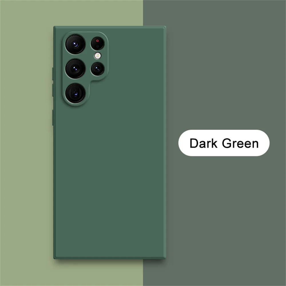 Quadratische flüssige matte Hülle für Samsung Galaxy S22 S23 S24 fe S25 Plus S22 Ultra Kameraschutz Anti-Drop-Rückseite – Detail 4