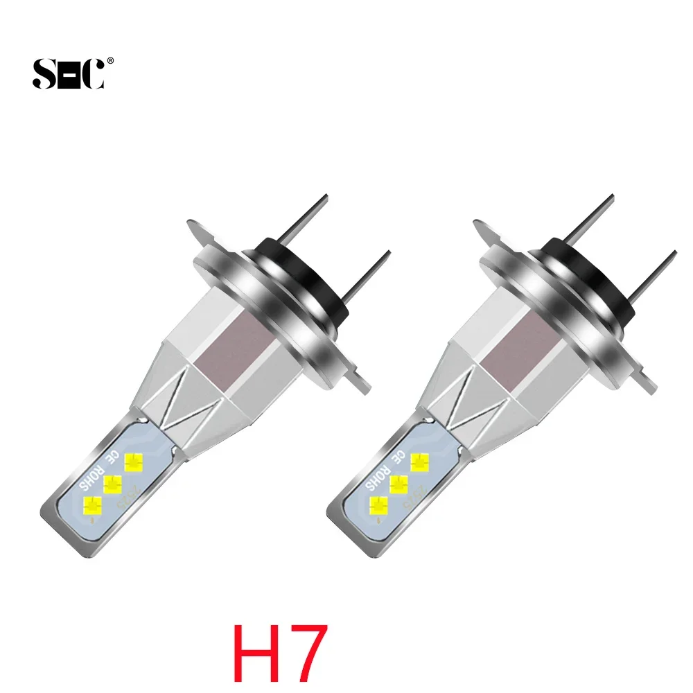 2Pcs H7 H4 H11 H8 H1 H3 H6 LED Car Headlight Bulb Beam 24V 12V 80W High Power Auto Fog Light Lamps 6000K 8000K Headlampt 16000LM