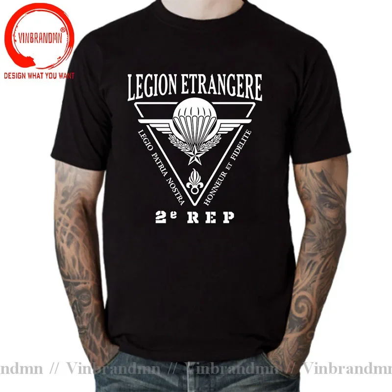 France Legion Etrangere T Shirt Men French Foreign Regiment Granate Logo Printed T-Shirt Special Army Tee Shirt New S-6XL tshirt