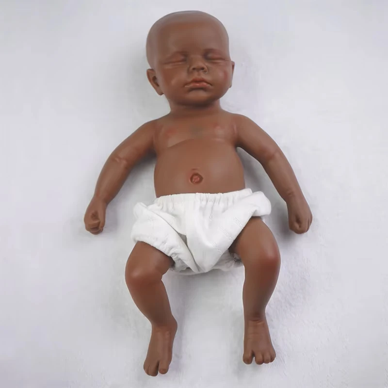 Silicone Reborn Baby Doll Full Silicone Baby Doll Simulation 1:1 Reduced Realistic Reborn Doll Silicone Full Body Feeding Toy Ch