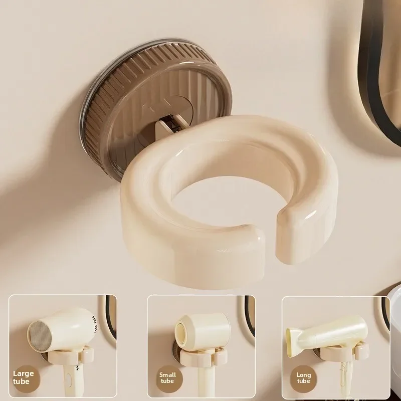 رف تخزين مجففات شعر الحمام غير المثقوب، رف زاوية مثبت على الحائط يستخدم لتخزين تنظيم رف مجفف الشعر