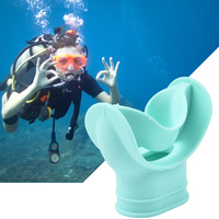 Scuba Diving Snorkel Regulator Mouthpiece Cover Octopus Holder Retainer 5.1x5.4x3.6cm 2 Level Head Color Tongue Drag Mouthpiece