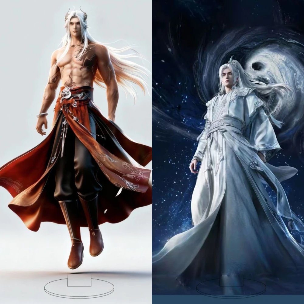 Renegade Immortal Wang Lin Acrylic Stand Novel Character Desk Ornament Anime Figure Collectible Peripheral Decor Gift Keychain