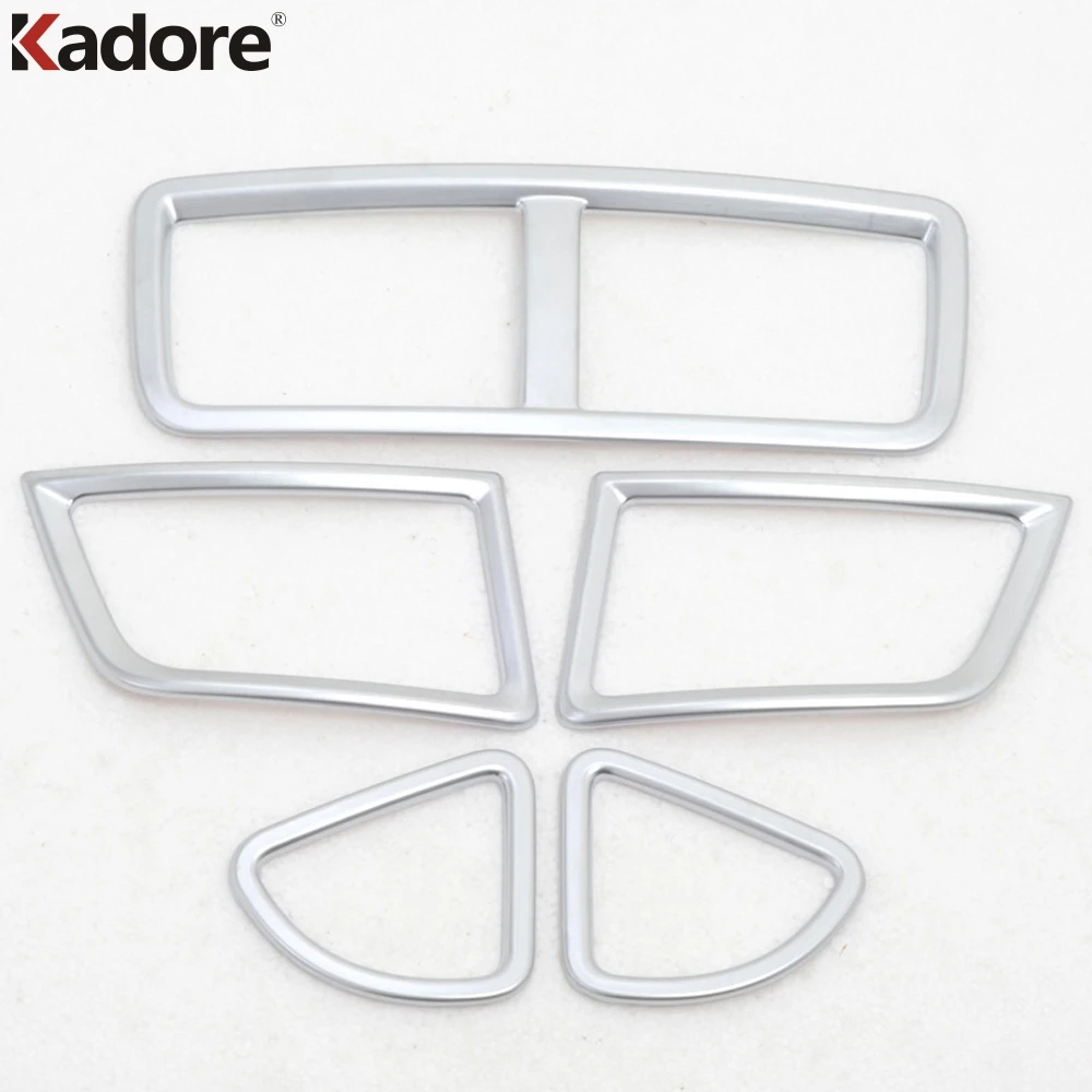 Car Front Air Condition Vent Outlet Cover Trim For Mitsubishi ASX 2011 2012 2013 2014 2015 Matte Decoration Interior Accessories