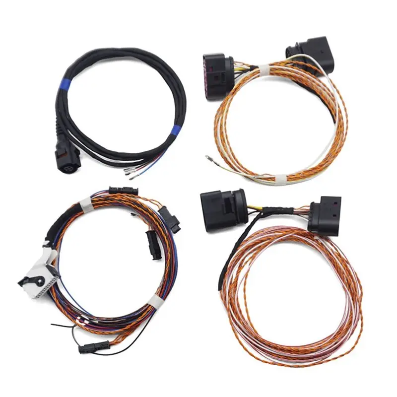 Wiring Harness Kit& Headlight Control Module For Passat B6 Xenon Auto Leveling Light System-X59A