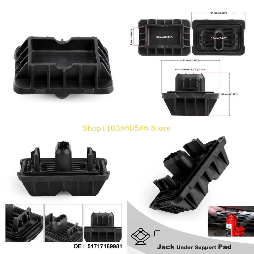 

242A Under Car Jacks Lift Jacking Point Support Pad PlugBlock Cover for 1 3 4 6 F20