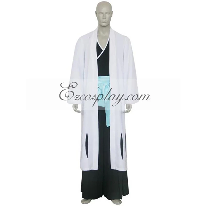 8th Division Captain Shunsui Kyoraku Cosplay Costume Shunsui Sakuranosuke Jiro Kyoraku Shinigami Kimono Outfit E001