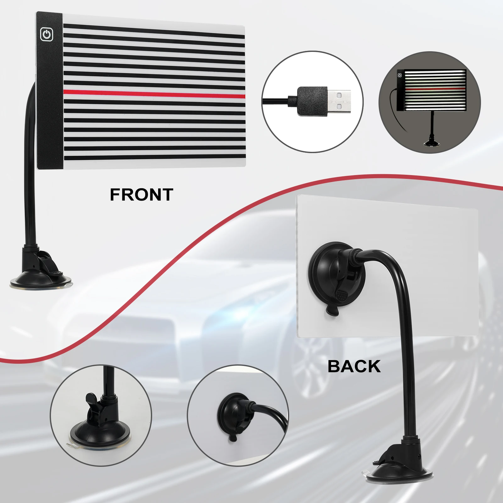 Super Dent LED Reflector Lamp Line Board Light Dent Repair Tools   Car Repairing Accessory Dent Detector for Car Body