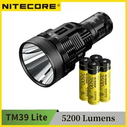 NITECORE TM39 Lite High Performance LED Flashlight LUMINUS SBT-90 GEN2 5200Lumens SerchLight With OLED Display