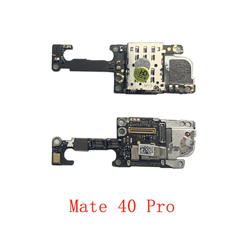 Original SIM Card Reader Board Flex Cable With Mircrophone For Huawei Mate 40 Mate 40 Pro SIM Card Flex Replacement Spare Parts