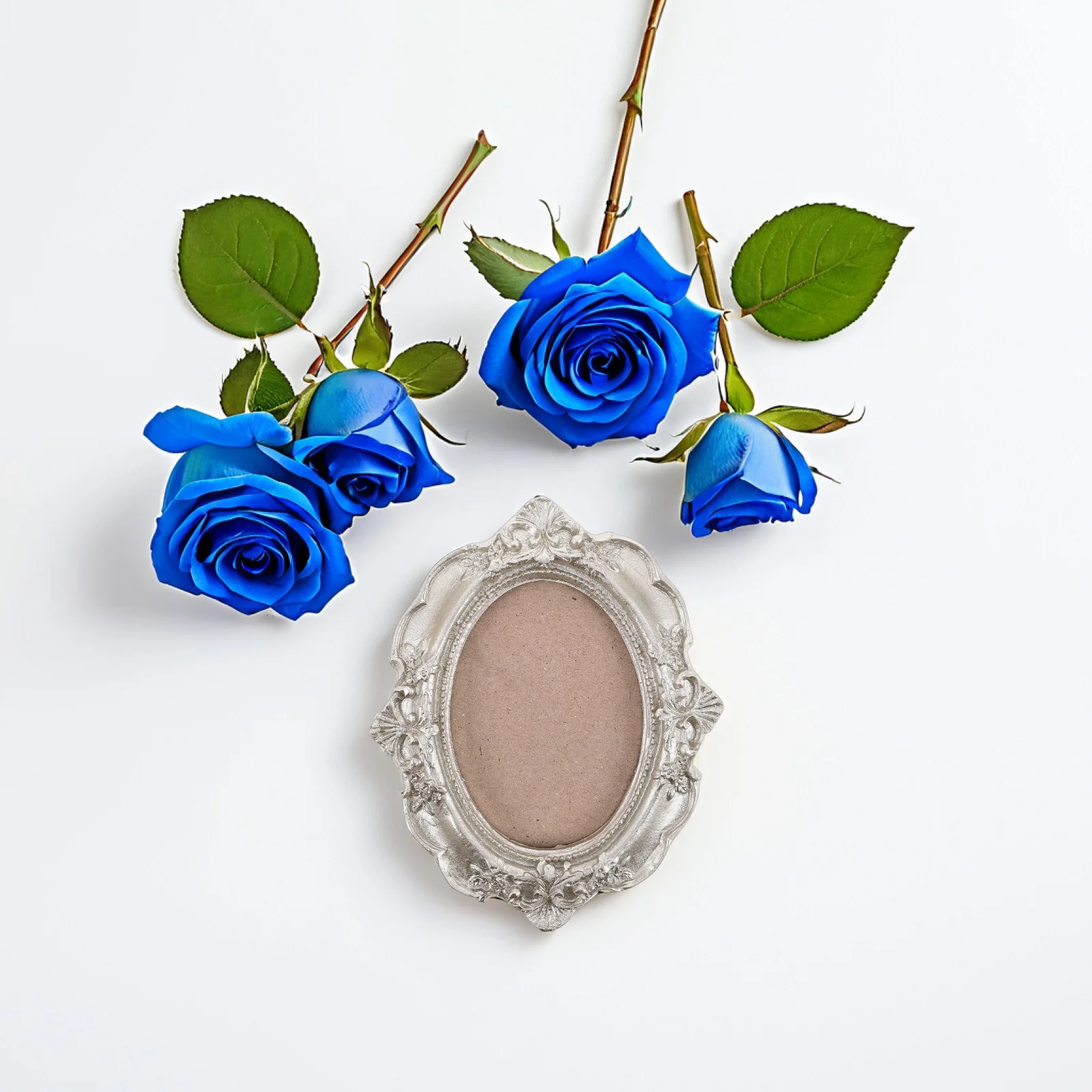

Vintage Decor Creative Photo Frame Picture Small Hanging Frames Decoration Silver Display