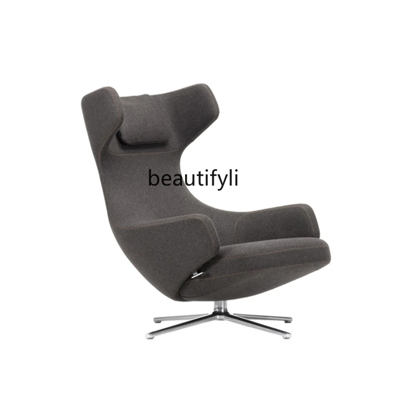 

Leisure sofa chair industrial style single chair studio office negotiation sofa