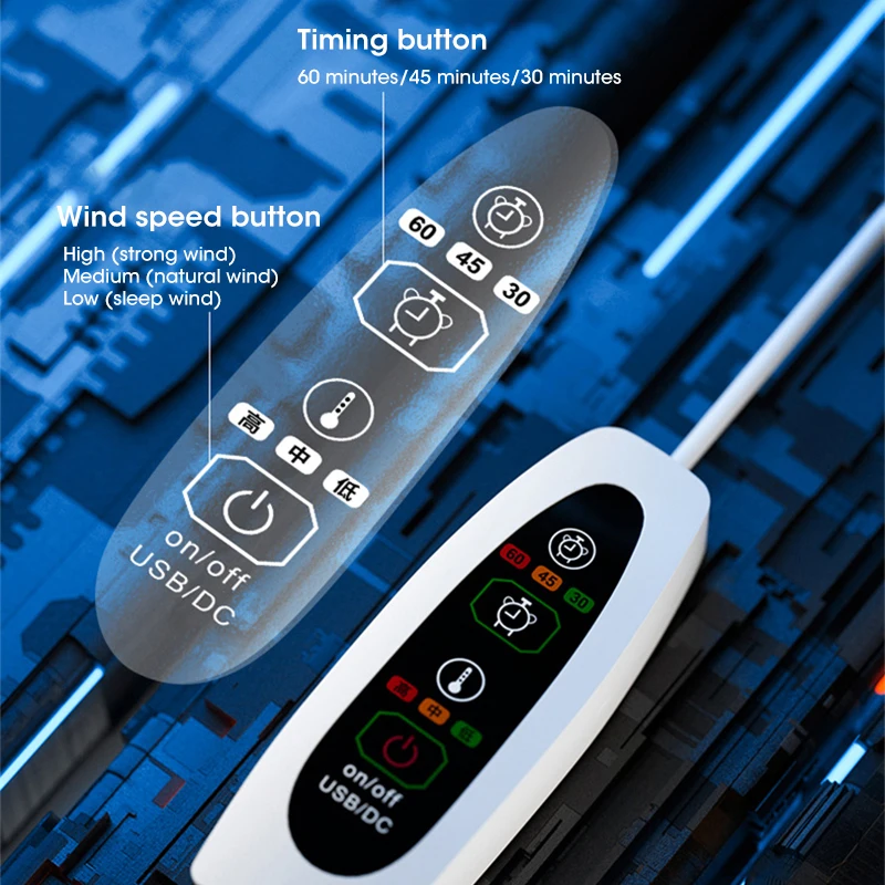 Ventilador de techo portátil recargable por USB con Control remoto, ventilador de sincronización para acampar al aire libre, ventilador de techo para dormir en el hogar, ventilador de cama