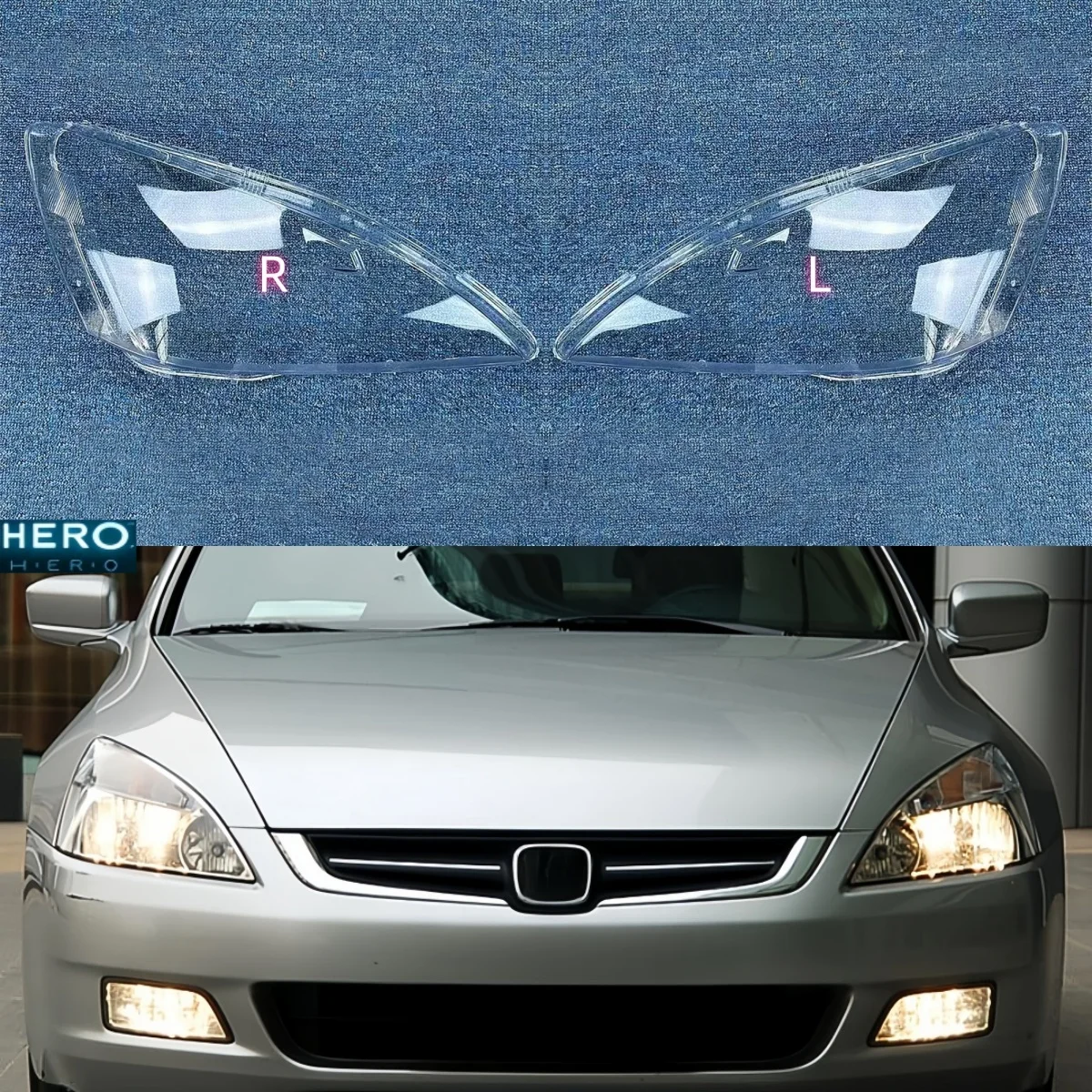 Headlamp Cover Lampshade Headlight Shell Masks Plexiglass For Honda Accord Seven Generation 2003 2004 2005 2006 2007