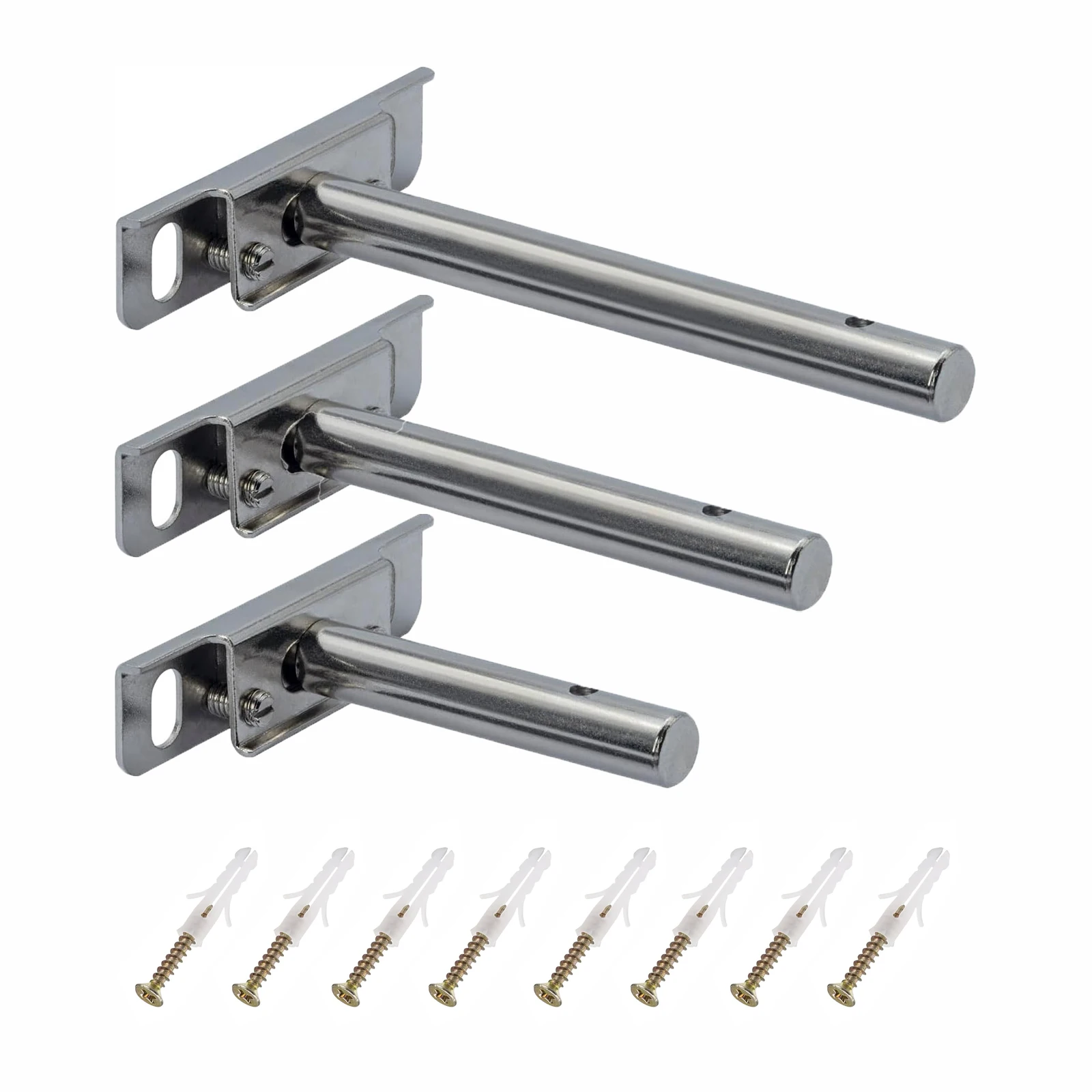 Wall Mount Shelf Metal Brackets Invisible Floating Shelf Heavy Duty Concealed Hidden Support Storage Shelf Furniture Hardware