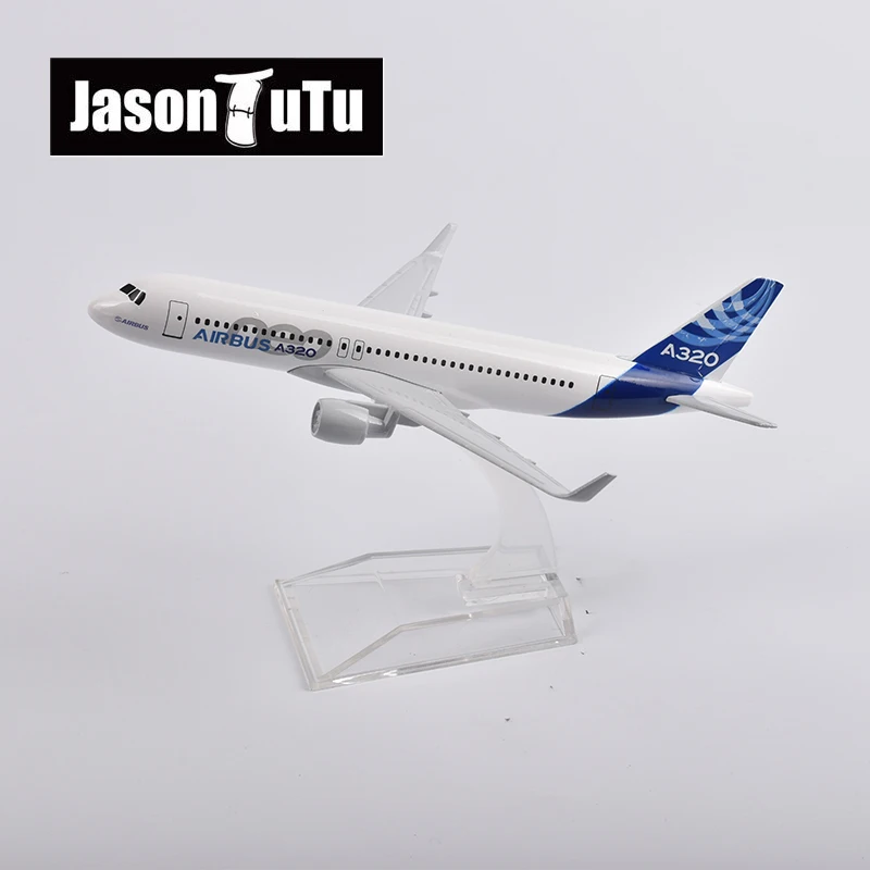 JASON TUTU 1/400 Scale Diecast Metal Original Model A320 A380 B787 B747 Aircraft Model 16CM Miniature Authentic Collectible Gift